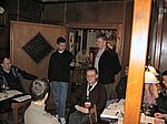Links Thorsten Feles, in der Tür Steffen Kupfer & Frank Duderstadt